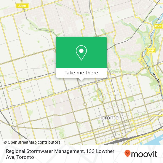 Regional Stormwater Management, 133 Lowther Ave plan