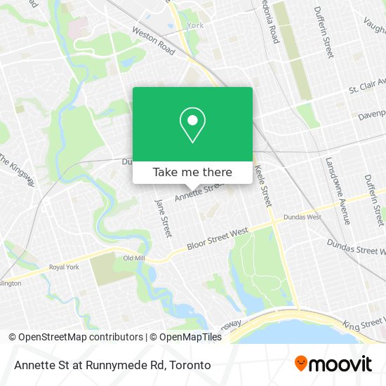 Annette St at Runnymede Rd map