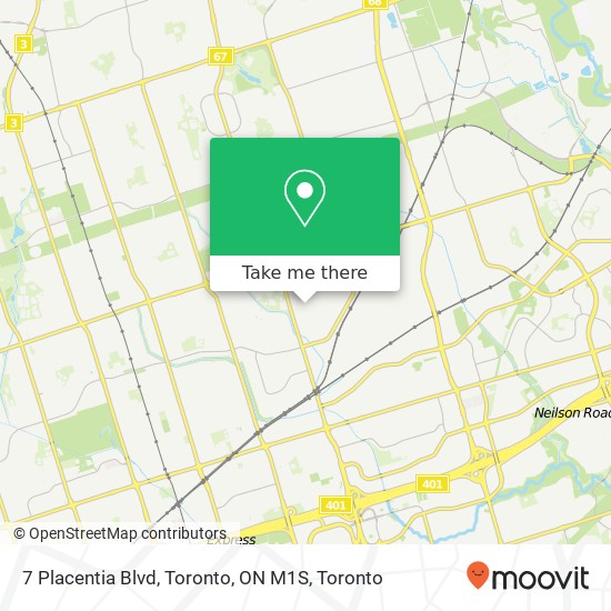 7 Placentia Blvd, Toronto, ON M1S map