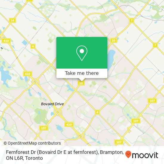 Fernforest Dr (Bovaird Dr E at fernforest), Brampton, ON L6R plan