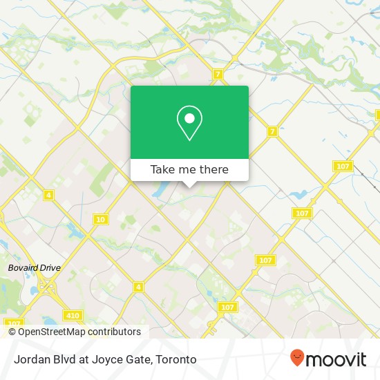 Jordan Blvd at Joyce Gate map