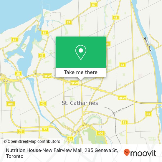 Nutrition House-New Fairview Mall, 285 Geneva St map