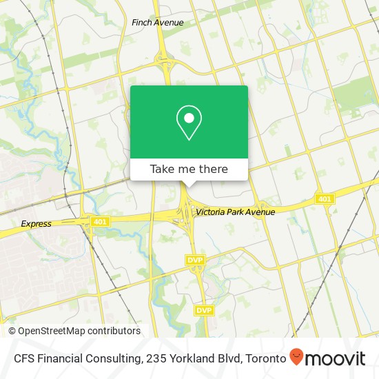 CFS Financial Consulting, 235 Yorkland Blvd map
