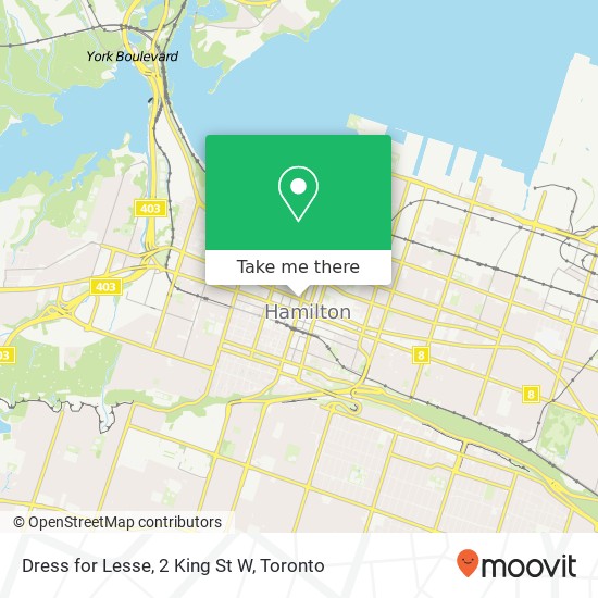 Dress for Lesse, 2 King St W map