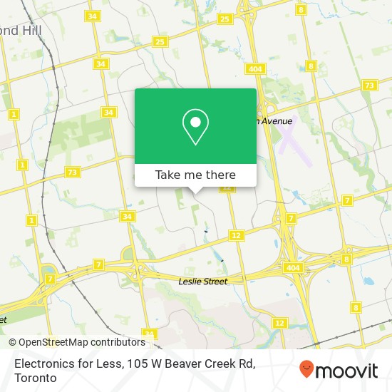 Electronics for Less, 105 W Beaver Creek Rd map