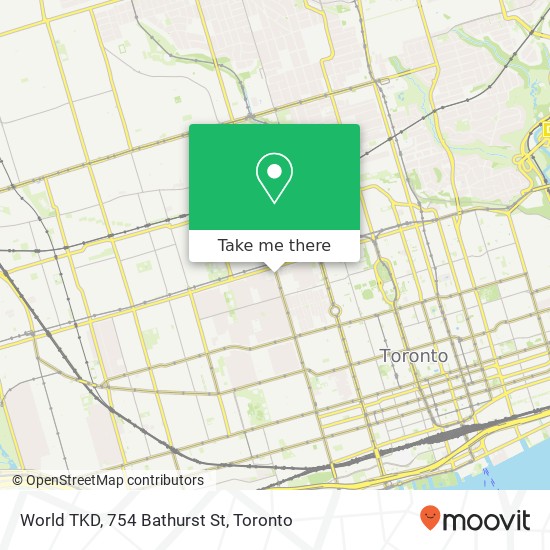 World TKD, 754 Bathurst St map