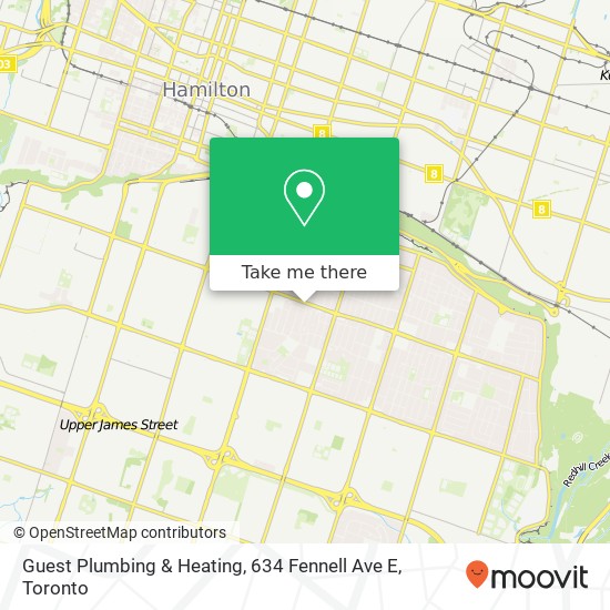 Guest Plumbing & Heating, 634 Fennell Ave E map