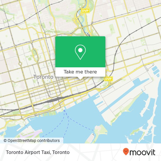 Toronto Airport Taxi map