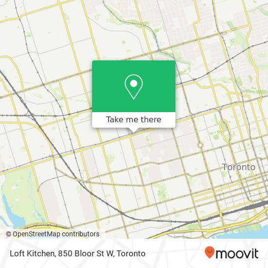 Loft Kitchen, 850 Bloor St W map