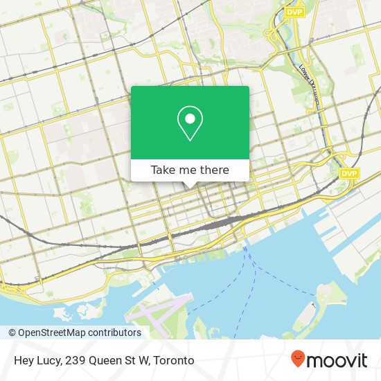 Hey Lucy, 239 Queen St W map