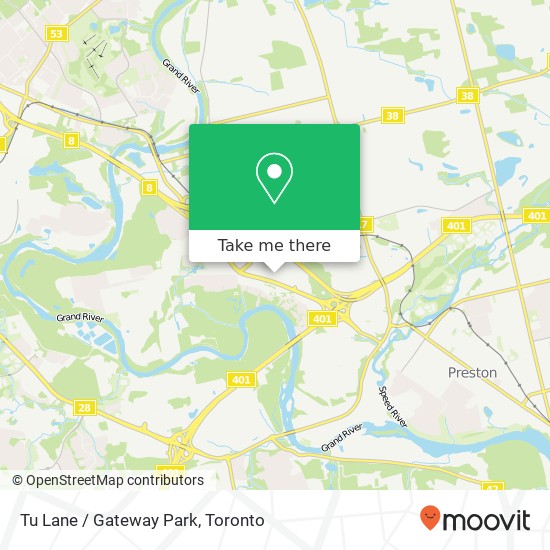 Tu Lane / Gateway Park map