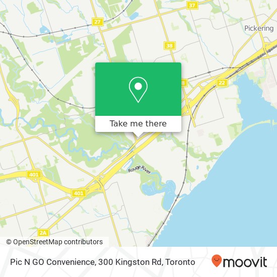 Pic N GO Convenience, 300 Kingston Rd map