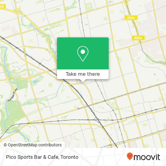 Pico Sports Bar & Cafe map