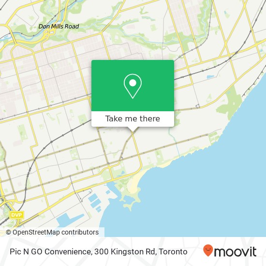 Pic N GO Convenience, 300 Kingston Rd map