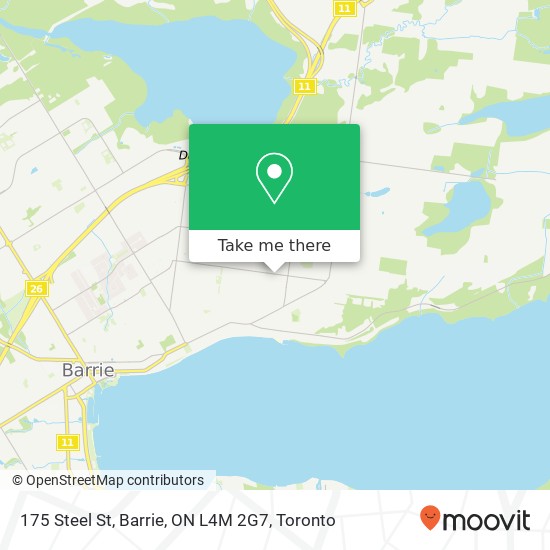 175 Steel St, Barrie, ON L4M 2G7 map