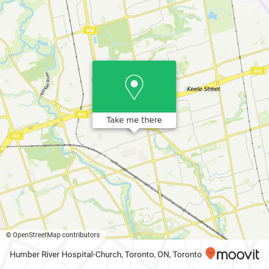 Humber River Hospital-Church, Toronto, ON plan