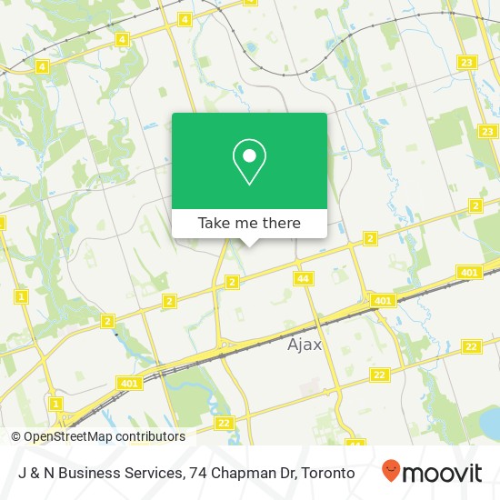 J & N Business Services, 74 Chapman Dr map