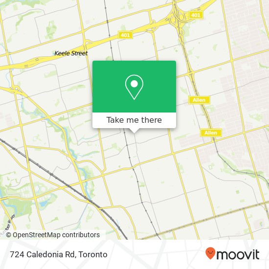 724 Caledonia Rd map