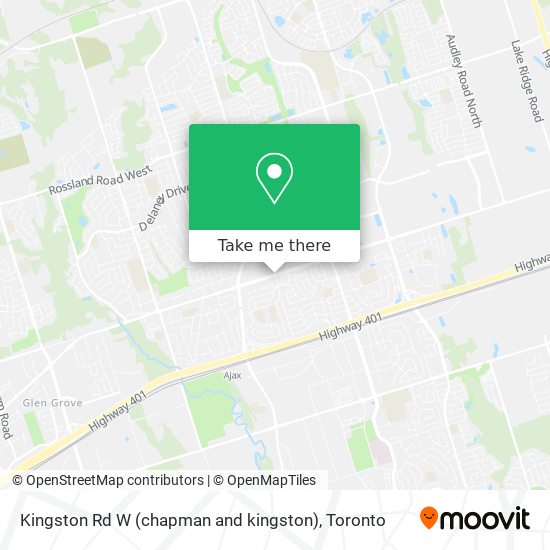 Kingston Rd W (chapman and kingston) map