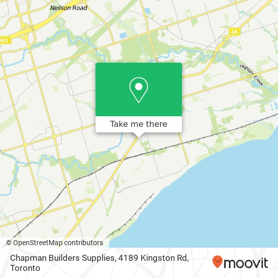 Chapman Builders Supplies, 4189 Kingston Rd map
