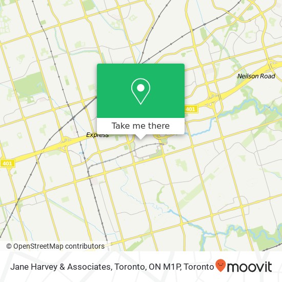 Jane Harvey & Associates, Toronto, ON M1P map