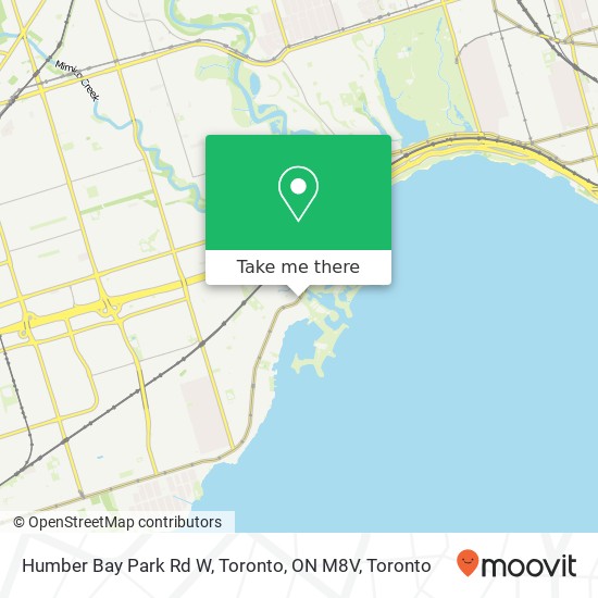 Humber Bay Park Rd W, Toronto, ON M8V map