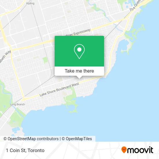 1 Coin St map