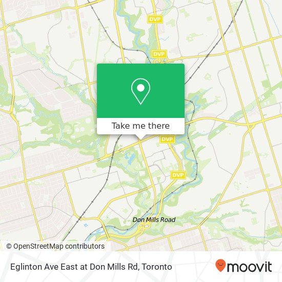 Eglinton Ave East at Don Mills Rd plan