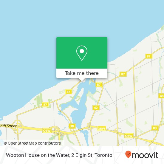 Wooton House on the Water, 2 Elgin St map
