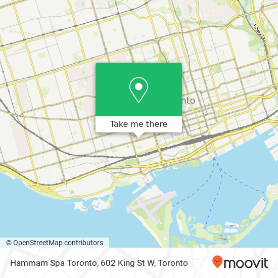 Hammam Spa Toronto, 602 King St W plan