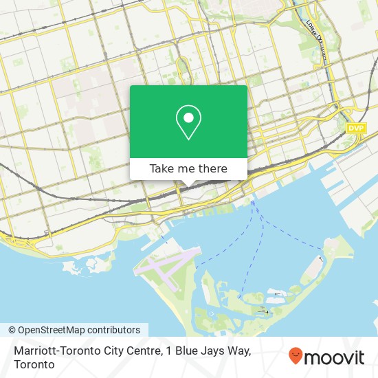 Marriott-Toronto City Centre, 1 Blue Jays Way map