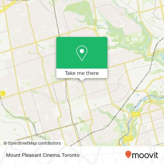 Mount Pleasant Cinema map