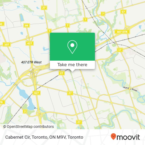 Cabernet Cir, Toronto, ON M9V plan