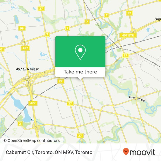 Cabernet Cir, Toronto, ON M9V plan