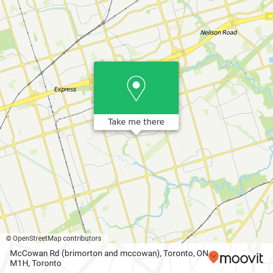 McCowan Rd (brimorton and mccowan), Toronto, ON M1H plan