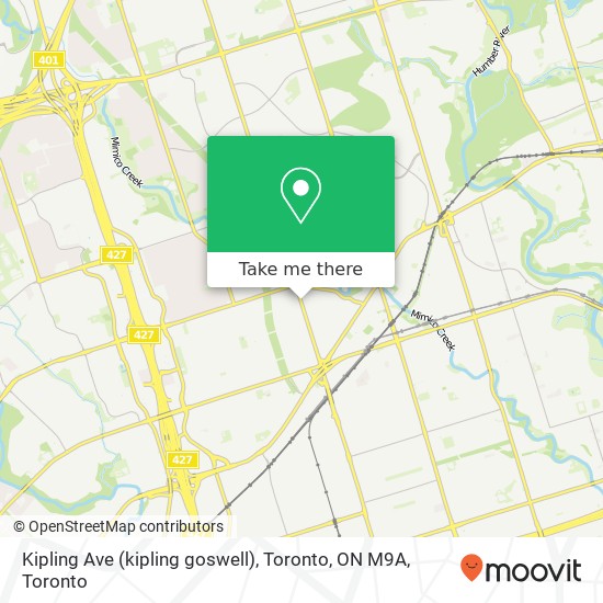 Kipling Ave (kipling goswell), Toronto, ON M9A plan