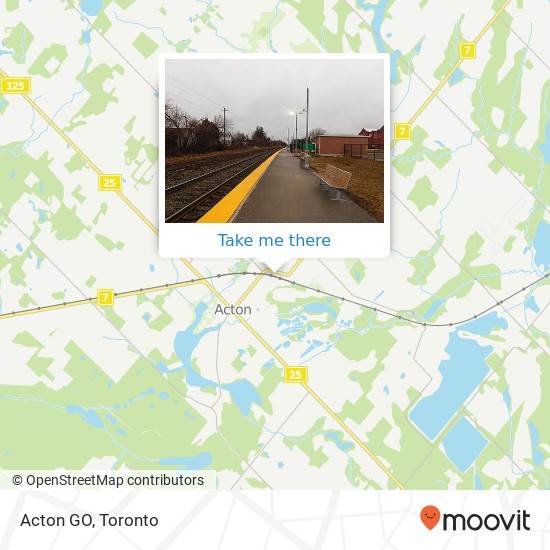 Acton GO map