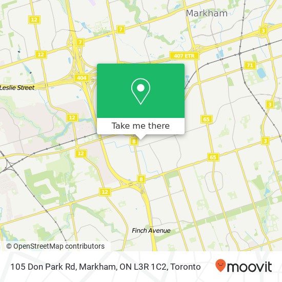 105 Don Park Rd, Markham, ON L3R 1C2 map