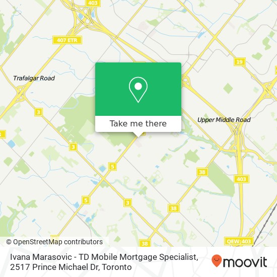 Ivana Marasovic - TD Mobile Mortgage Specialist, 2517 Prince Michael Dr map