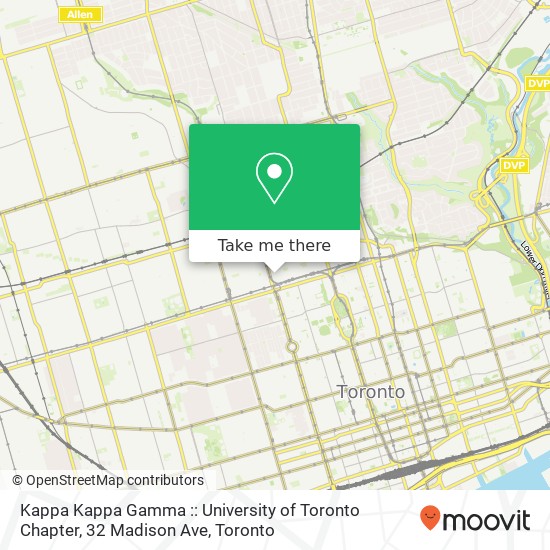 Kappa Kappa Gamma :: University of Toronto Chapter, 32 Madison Ave plan