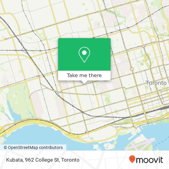 Kubata, 962 College St map