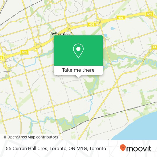 55 Curran Hall Cres, Toronto, ON M1G map