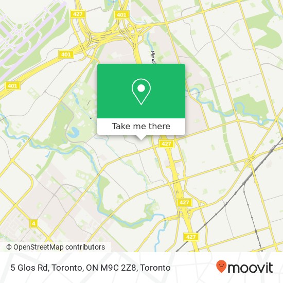 5 Glos Rd, Toronto, ON M9C 2Z8 map