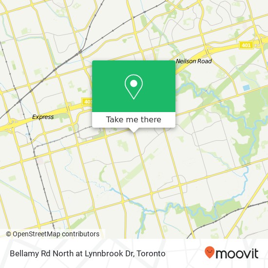 Bellamy Rd North at Lynnbrook Dr map