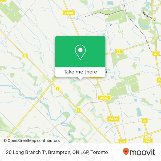 20 Long Branch Tr, Brampton, ON L6P map
