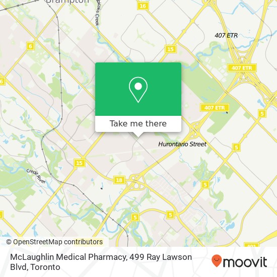 McLaughlin Medical Pharmacy, 499 Ray Lawson Blvd map