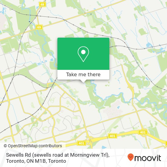 Sewells Rd (sewells road at Morningview Trl), Toronto, ON M1B plan