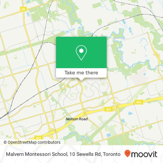 Malvern Montessori School, 10 Sewells Rd map