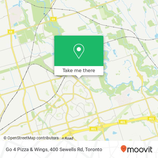 Go 4 Pizza & Wings, 400 Sewells Rd map