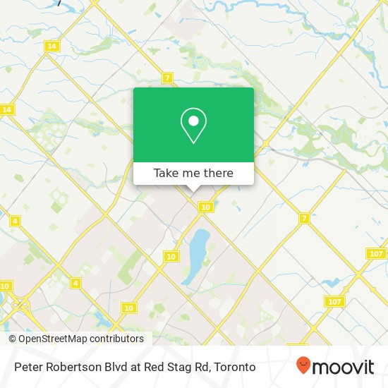 Peter Robertson Blvd at Red Stag Rd map